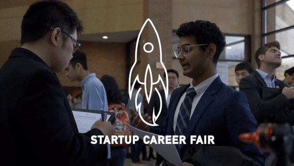 Students at the MPowered Startup Career Fair